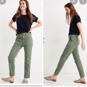 Madewell Stovepipe Fatigue Pants size 24